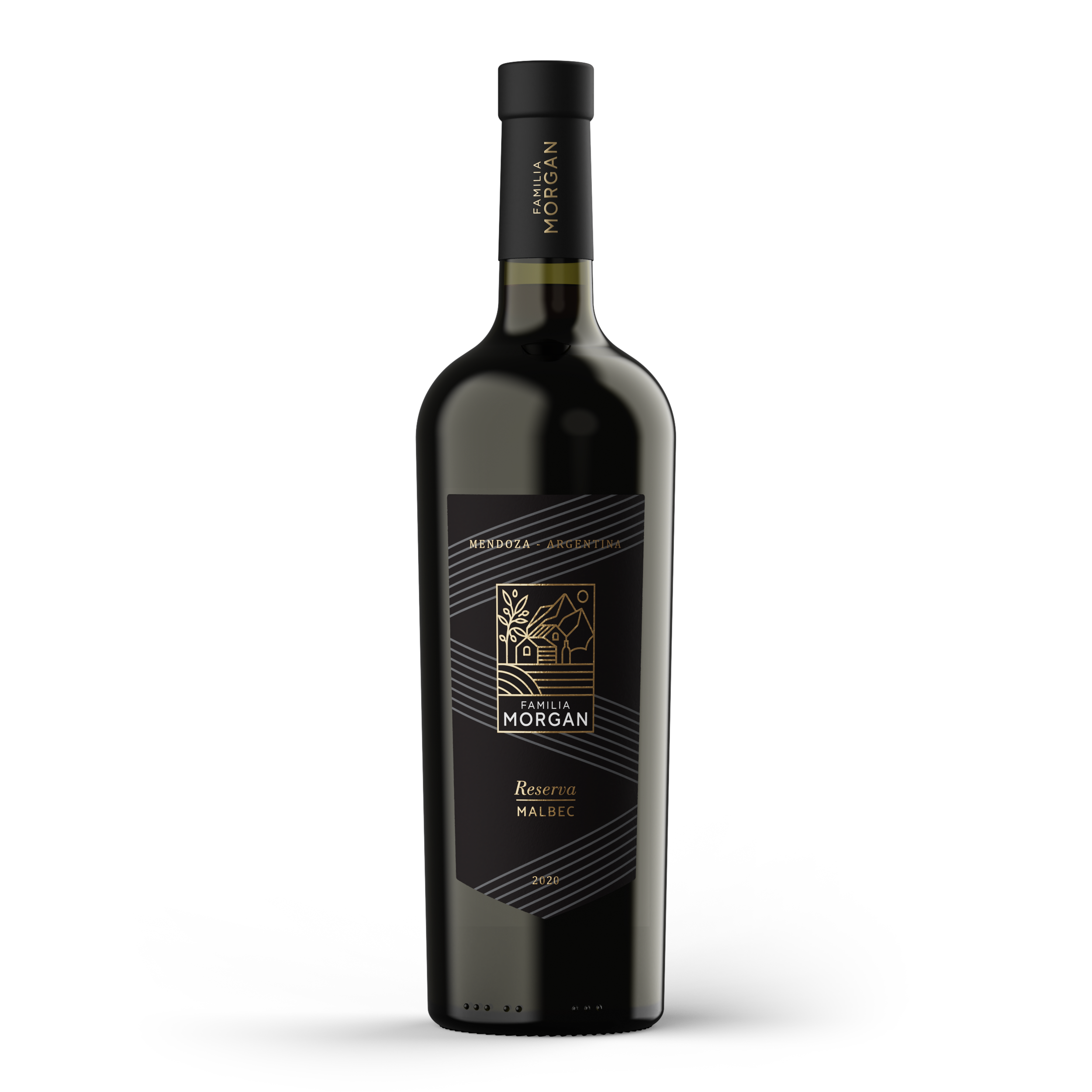 Botella de Malbec Reserva de Familia Morgan